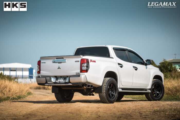 ท่อไอเสีย HKS ออกข้างคู่  – Mitsubishi – All New Triton [23-] - Image 3