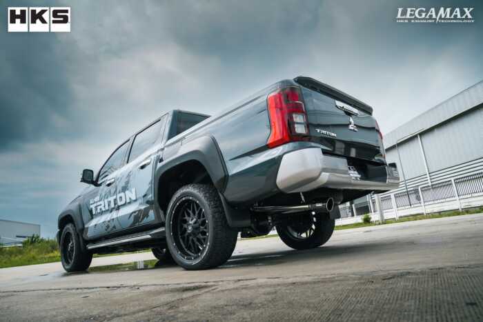 ท่อไอเสีย HKS ออกเดี่ยว  – Mitsubishi – All New Triton [23-] - Image 3
