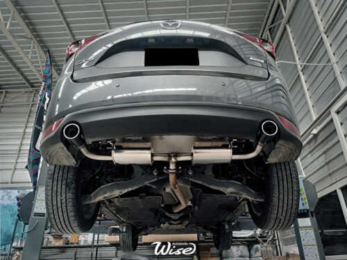 ท่อไอเสียญี่ปุ่นแบรนด์ HKS สำหรับ Mazda CX-5 ท่อปลายคาร์บอนไฟเบอร์สำหรับรถยนต์ โตโยต้า นิสสัน ฮอนด้า มาสด้า มิตซูบิชิ อีซูซุ ฟอร์ด ซูซูกิ