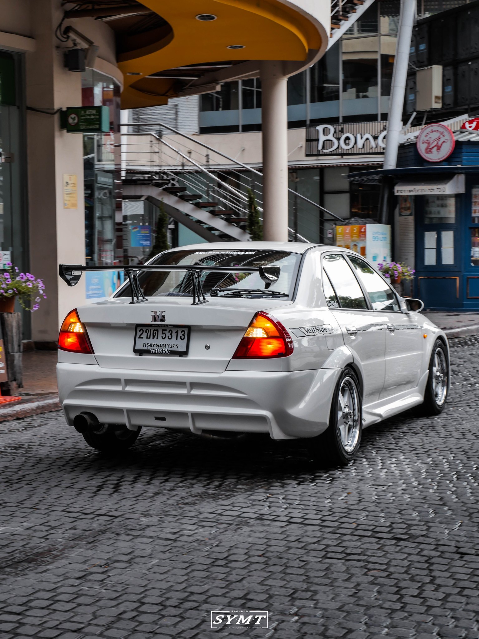 MITSUBISHI Lancer Evolution V VeilSide EC-I Rear Bumper Authentic Real parts กันชนหลัง