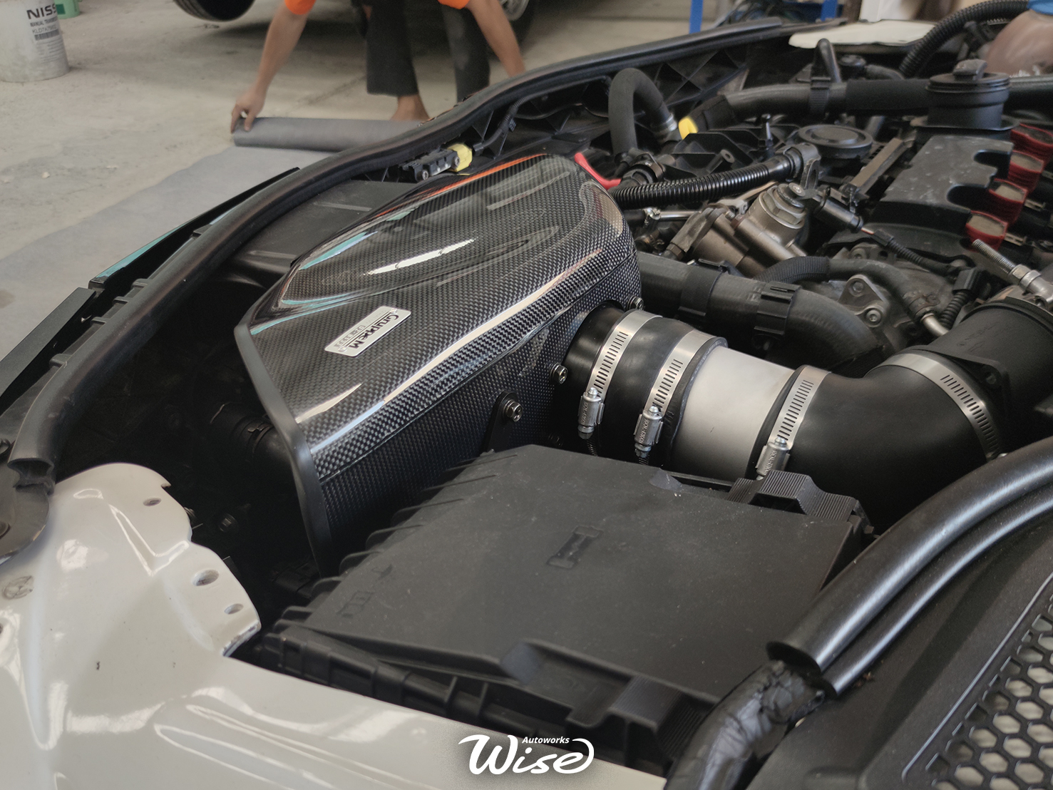 กรองอากาศ Gruppe M คาร์บอนไฟเบอร์ สำหรับ Audi TT ระบบกรองอากาศที่จะยกระดับเพิ่มสมรรถนะแรงม้าแรงบิดได้มากกว่าของแต่งกรองเปลือยทั่วไป