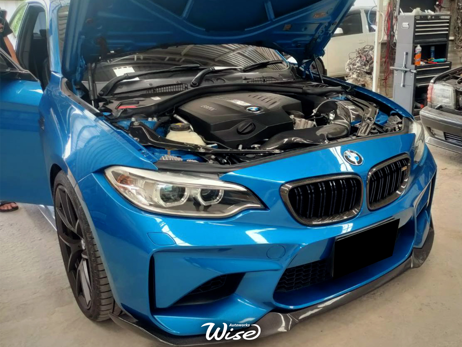 กรองอากาศ Gruppe M คาร์บอนไฟเบอร์ สำหรับ BMW F87 M2 ระบบกรองอากาศที่จะยกระดับเพิ่มสมรรถนะแรงม้าแรงบิดได้มากกว่าของแต่งกรองเปลือยทั่วไป
