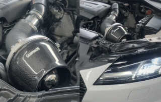 กรองอากาศ Gruppe M คาร์บอนไฟเบอร์ สำหรับ Audi TT ระบบกรองอากาศที่จะยกระดับเพิ่มสมรรถนะแรงม้าแรงบิดได้มากกว่าของแต่งกรองเปลือยทั่วไป