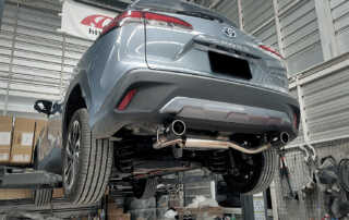 ท่อไอเสียญี่ปุ่นแบรนด์ HKS สำหรับ Toyota Corolla Cross ท่อปลายคาร์บอนไฟเบอร์สำหรับรถยนต์ โตโยต้า นิสสัน ฮอนด้า มาสด้า มิตซูบิชิ อีซูซุ ฟอร์ด ซูซูกิ