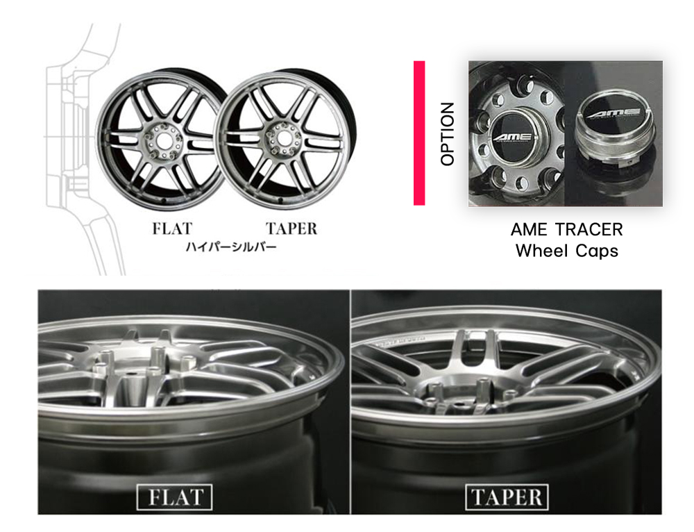 ล้อ AME - Tracer - TM-02 - WiseAutoworks